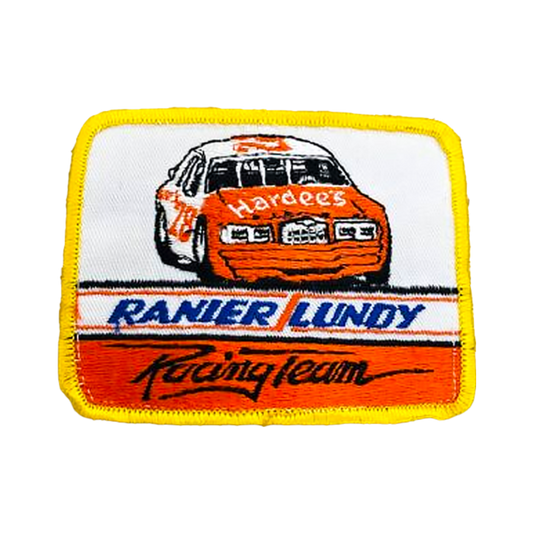 Vintage Cale Yarborough Ranier Lundy Hardees Racing Team Nascar Patch