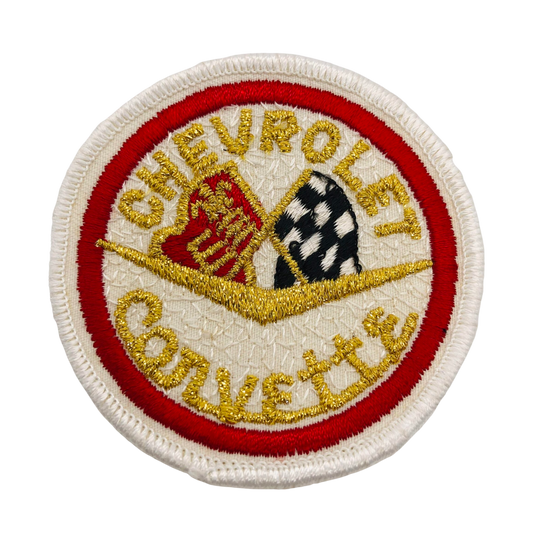 Vintage Chevrolet Chevy Corvette Patch Round 2