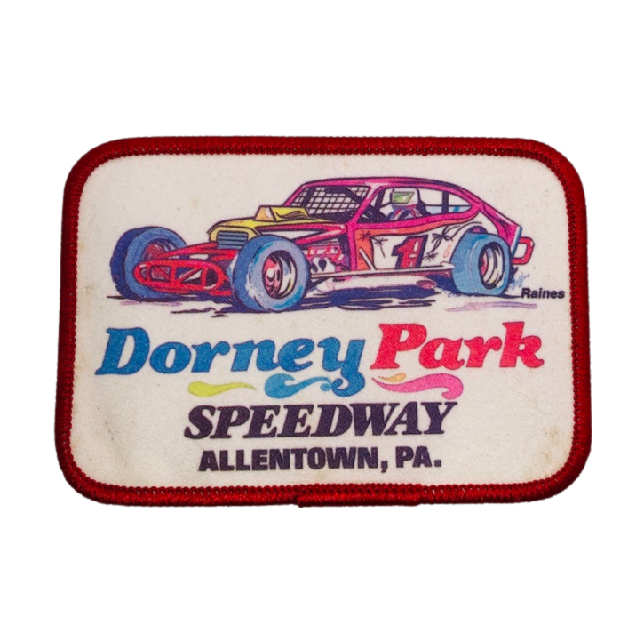 Vintage DORNEY PARK SPEEDWAY Allentown PA Racing Patch