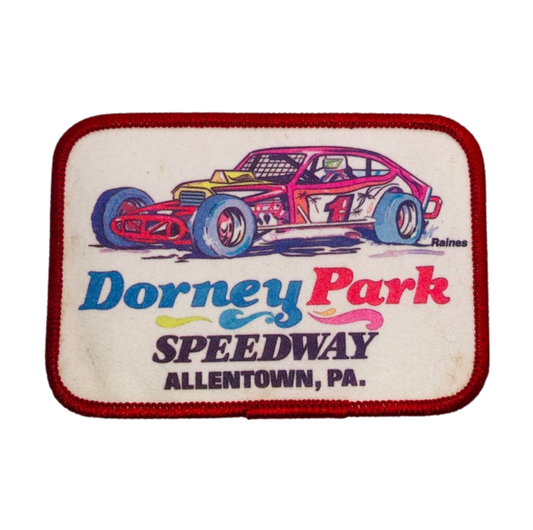 Vintage DORNEY PARK SPEEDWAY Allentown PA Racing Patch