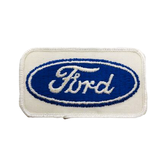 Vintage FORD Oval WhiteBlue Patch
