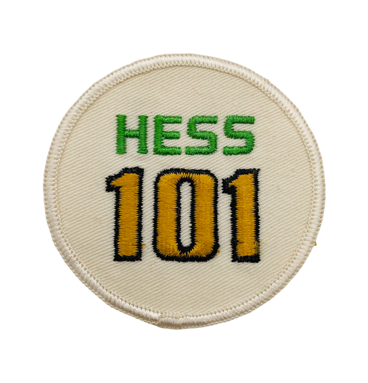 Vintage HESS 101 FUEL GAS Patch