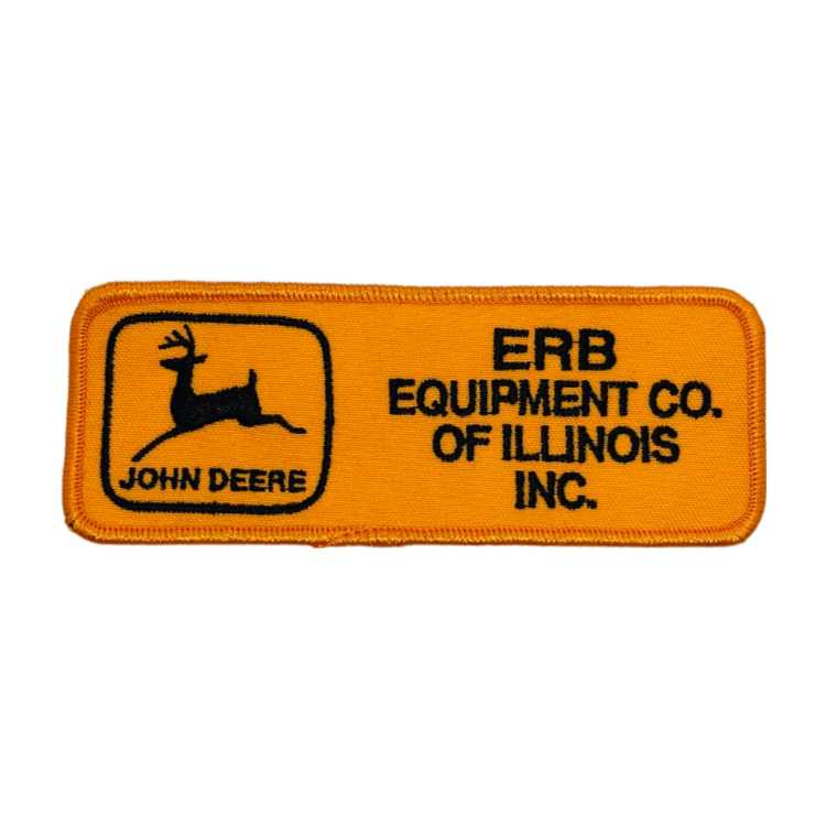 Vintage John Deere ERB Illinois Farm Equipment Patch