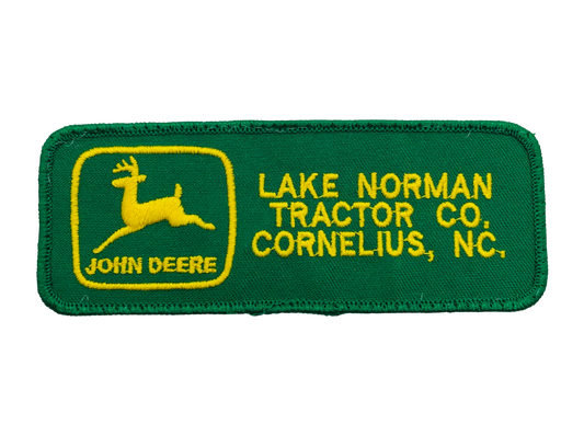 Vintage John Deere Lake Norman Tractor Cornelius NC Patch
