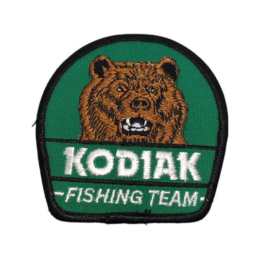 Vintage KODIAK Tobacco Fishing Team Patch