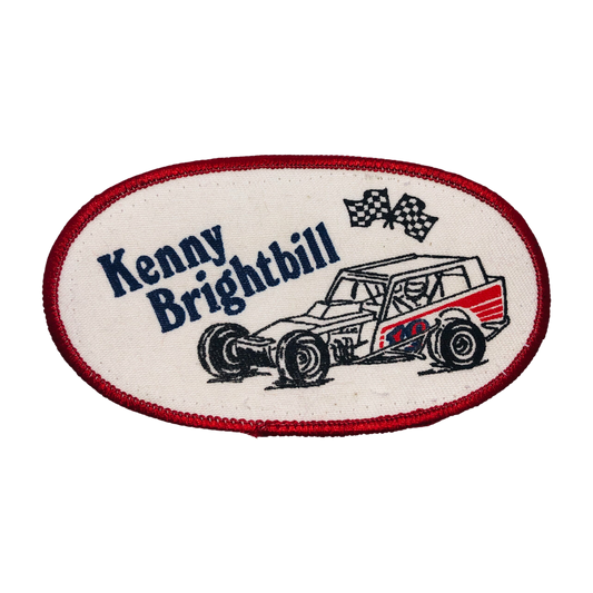 Vintage Kenny Brightbill Patch Late Model Legend Nascar Dirt Racing
