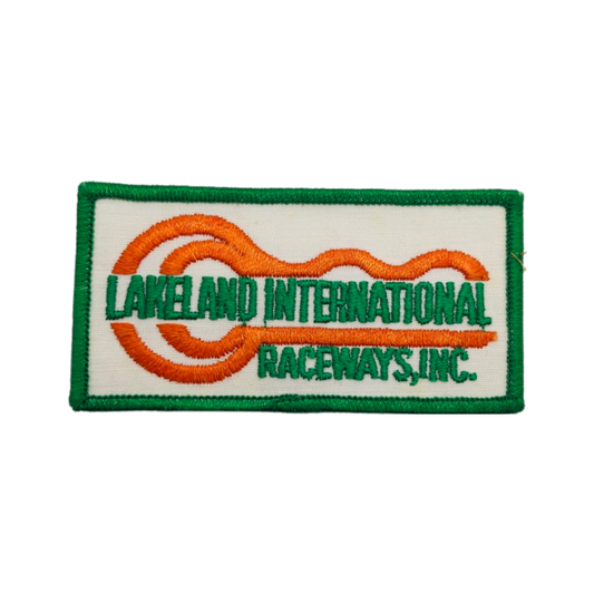 Vintage Lakeland International Raceways Florida Speedway Racing Patch