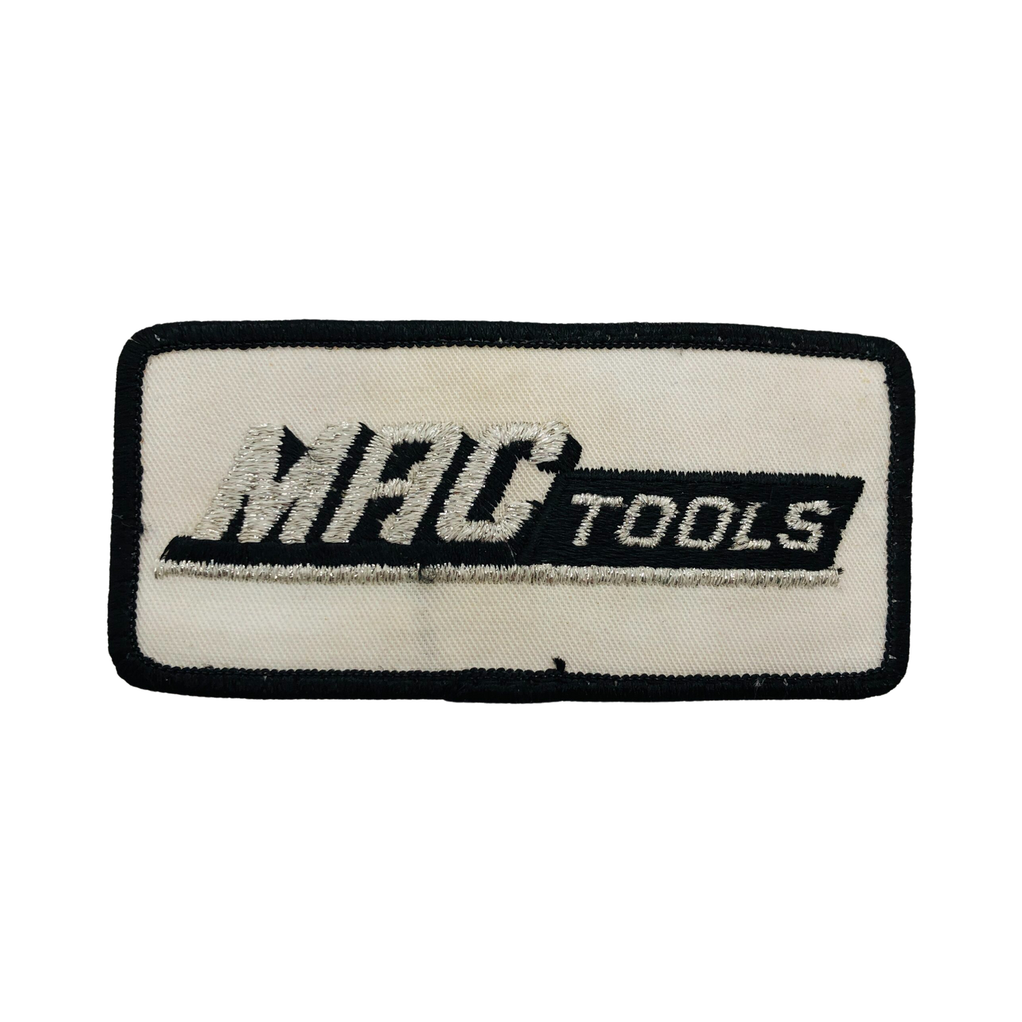 Vintage MAC Tools Patch Silver Black