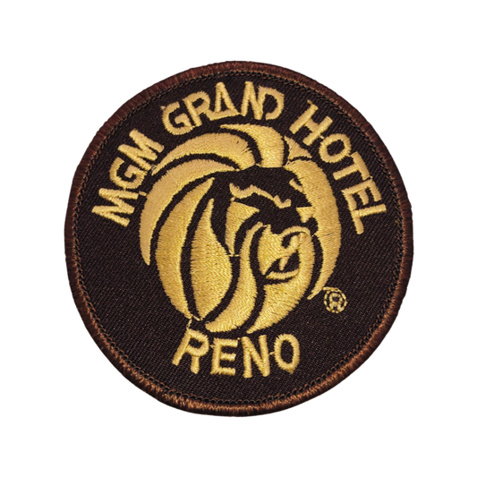 Vintage MGM GRAND RENO Nevada HOTEL LION Casino Patch