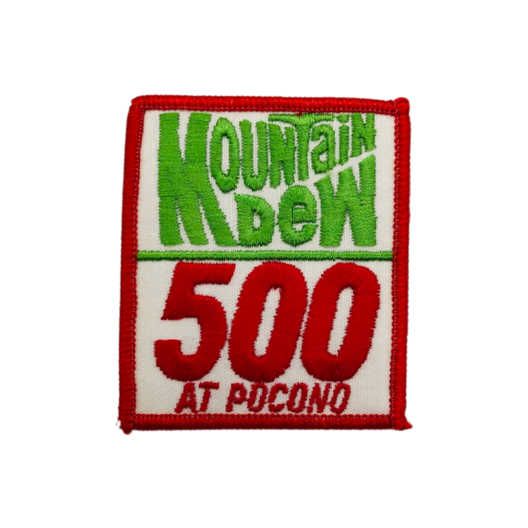 Vintage Mountain Dew 500 Pocono PA Speedway Patch