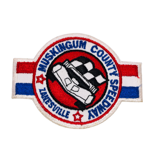 Vintage Muskingum County Dirt Track Speedway Zainsville Ohio Patch