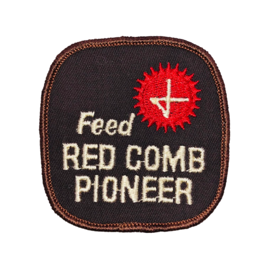 Vintage PIONEER RED COMB Feeds Farming Patch