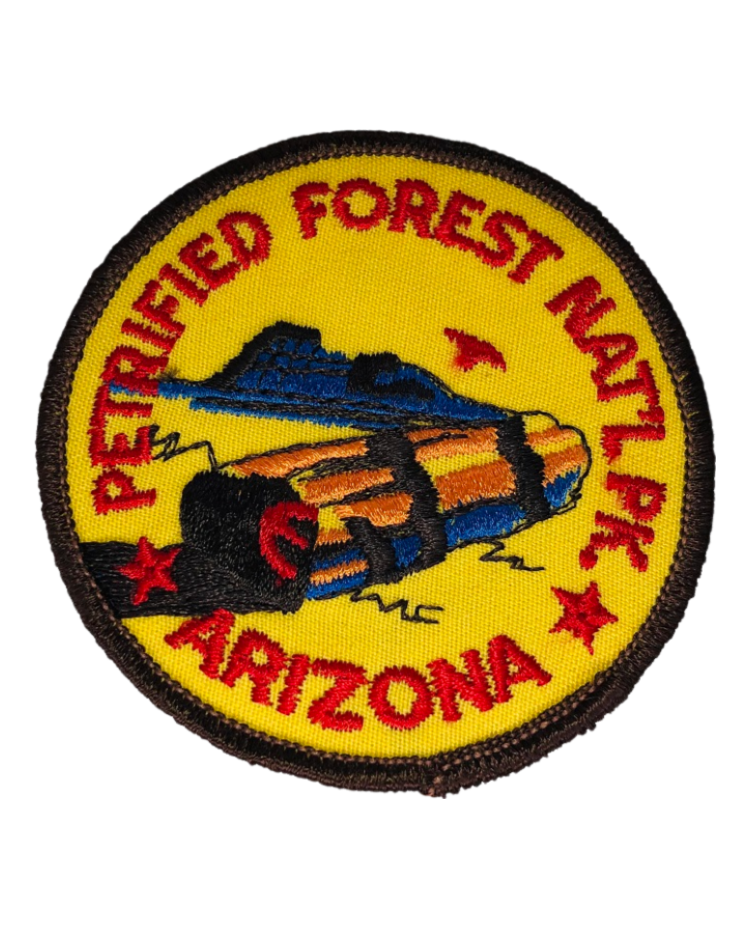 Vintage Petrified Forest National Park Arizona 3 inch Trailblazer Patch