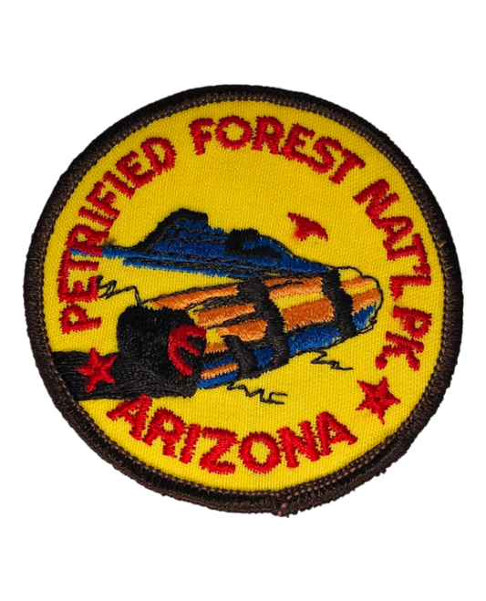 Vintage Petrified Forest National Park Arizona 3 inch Trailblazer Patch