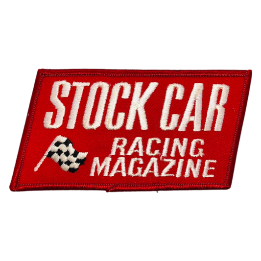 Vintage Stock Car Racing Magazine Patch