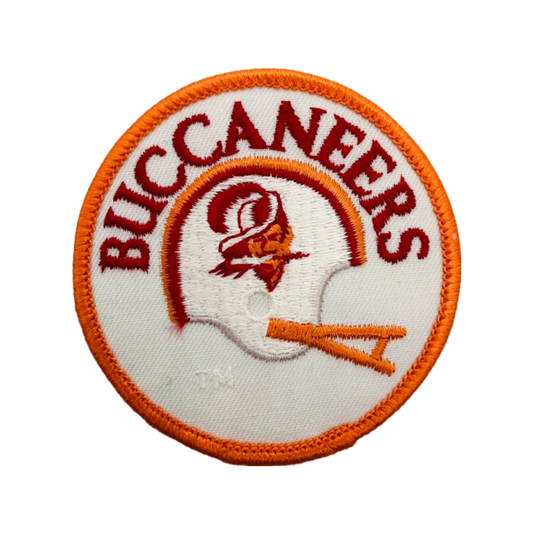 Vintage Tampa Bay Buccaneers NFL Round Football 3 inch Patch