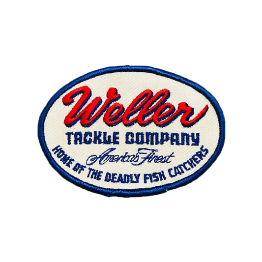 Vintage Weller Fishing Tackle Company Patch