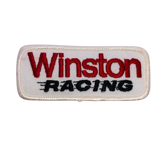 Vintage Winston Nascar NHRA Racing Patch Red Black
